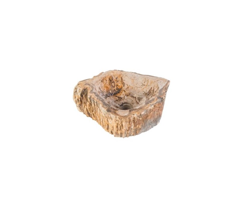 VASQUE NATURELLE BOIS FOSSILISÉ