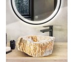 VASQUE NATURELLE BOIS FOSSILISÉ