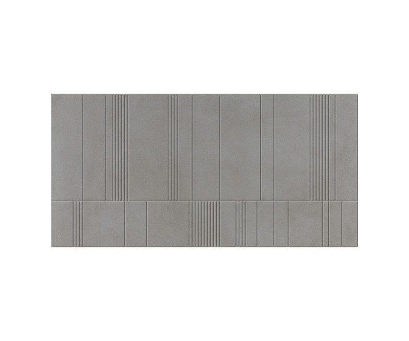 Carrelage Rlv Etna gris mat 60x120 cm
