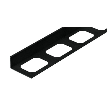 Equerre alu laque structure noir 270cmx10 mm