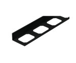 Equerre alu laque structure noir 270cmx11 mm