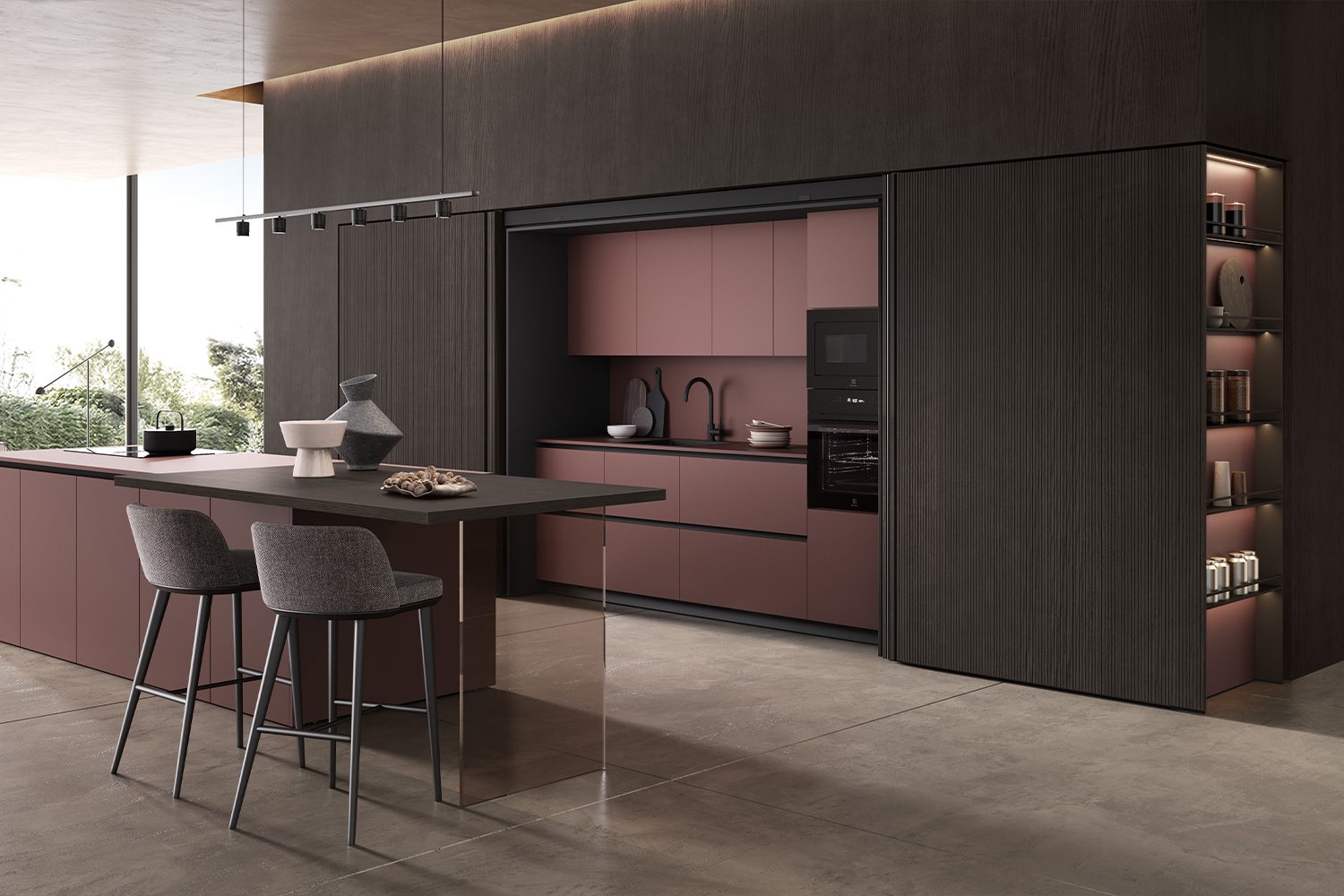Turi Cucine Caribe — Moderne, Blanc traffico