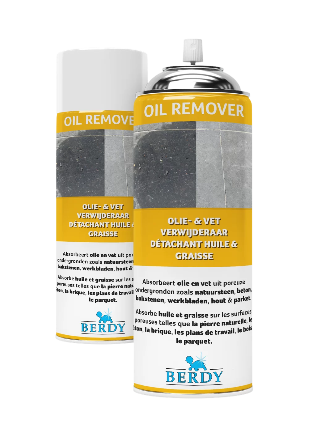 Berdy Oil remover — Détachant huile et graisse, Conditionnement fabricant