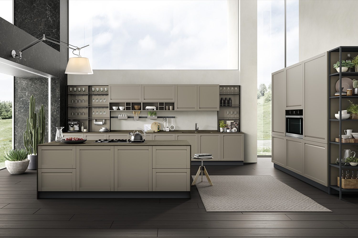 Turi Cucine Incanto — Moderne, Blanc 9016