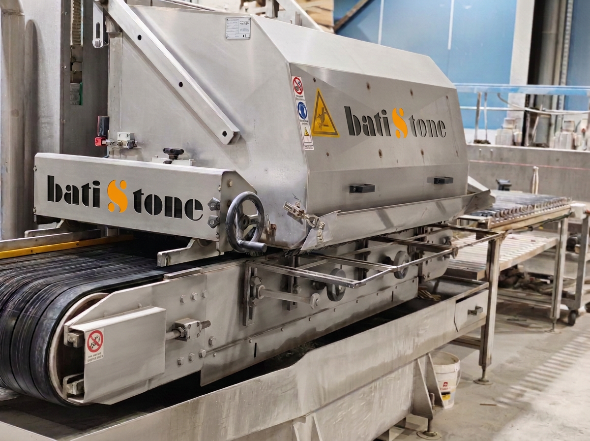 Machine BTS Plinthes de l’atelier Batistone pour les plinthes et les arrondis